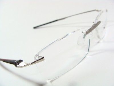 TAG HEUER EYEGLASSES 1102 RIMLESS SILVER NEW AUTH  