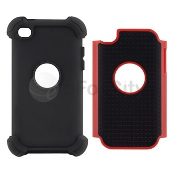  hybrid armor case compatible with apple ipod touch 4th generation 