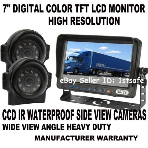 DIGITAL BACKUP CAMERA RV SYSTEM+2 SIDE VIEW CAMERAS  