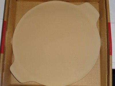 NEW Haeger Premium Bakeware 15 Inch Round Natural Stone Includes 