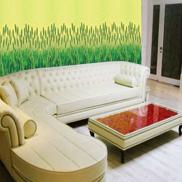 BARLEY FIELD   Mural Art Removable Wall Window Sticker  