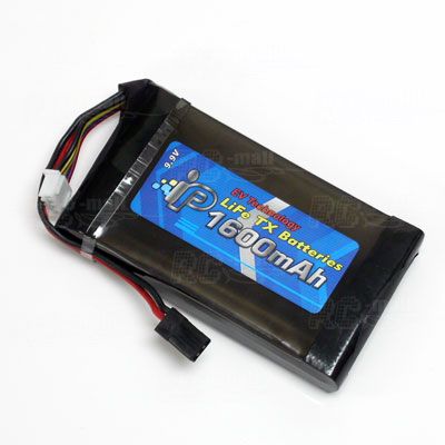 Intellect 9.9v 1600mAh life battery fits Futaba 3PK  