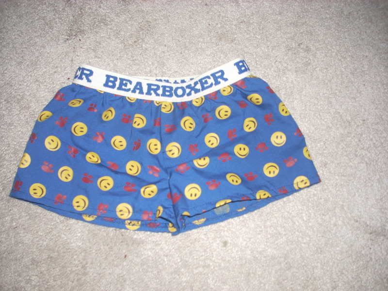 BUILD A BEAR WORKSHOP BBW BEARBOXER SMILEY FACE BOXERS  