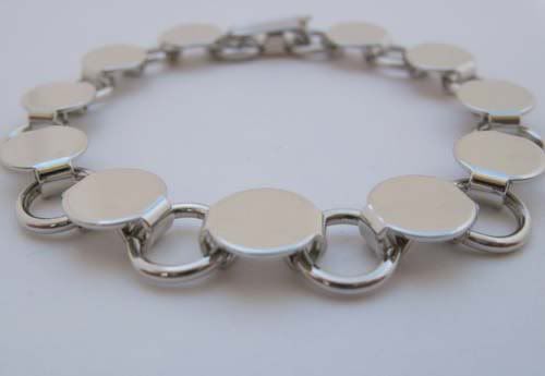 Bracelet Blank Form   Disk / Loop / Chain w/ Glue Pads  