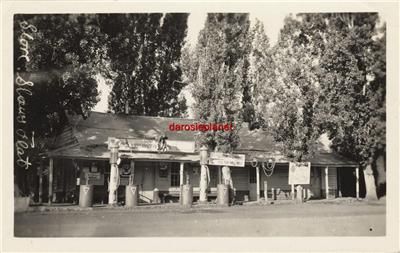 1930s Tuolumne Co RPPC SHAWS FLAT CA Mississippi House  