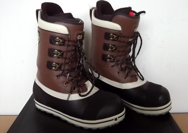 BURTON SNOWBOARD OX BOOT EST OPTIMIZED BROWN BLACK SHRINKAGE MENS 10 