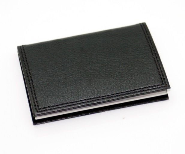 Personalized Quality Leatherette Business Card Holder  