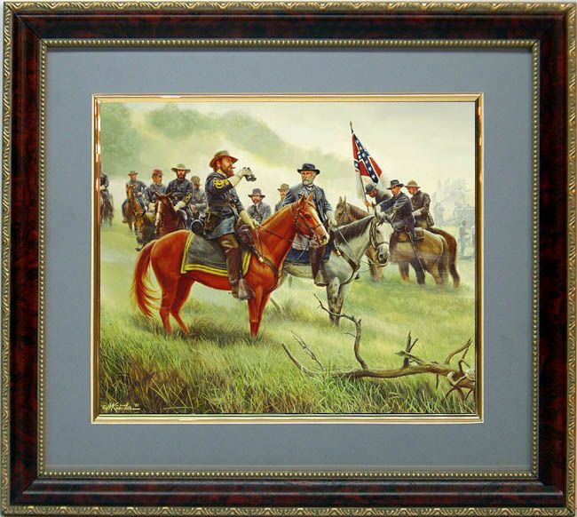 Longstreet Lees Old Workhorse By Mort Kunstler Framed  