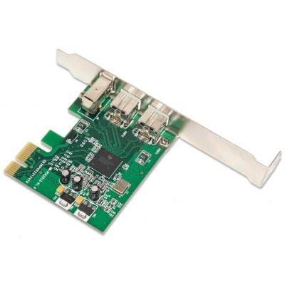    PEX30016 IO Card Firewire 2x1394B and 1x1394A Ports PCI Express Card