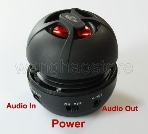 PC Portable Hamburg Capsule Speaker SD Card  player  