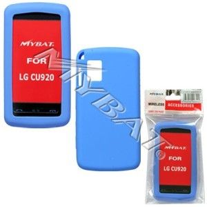 For LG Vu Cu920 Phone Cover Silicone Skin Case BLUE  