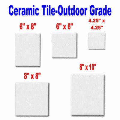 Outdoor Grade Ceramic Kiln Fired Tile Murals Custom  