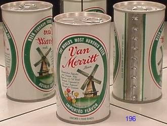 VAN MERRITT BEER CAN PETER HAND CHICAGO ILLINOIS 196  