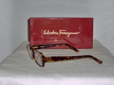 New Salvatore Ferragamo Tortoise Eyeglasses Mod. 2631  