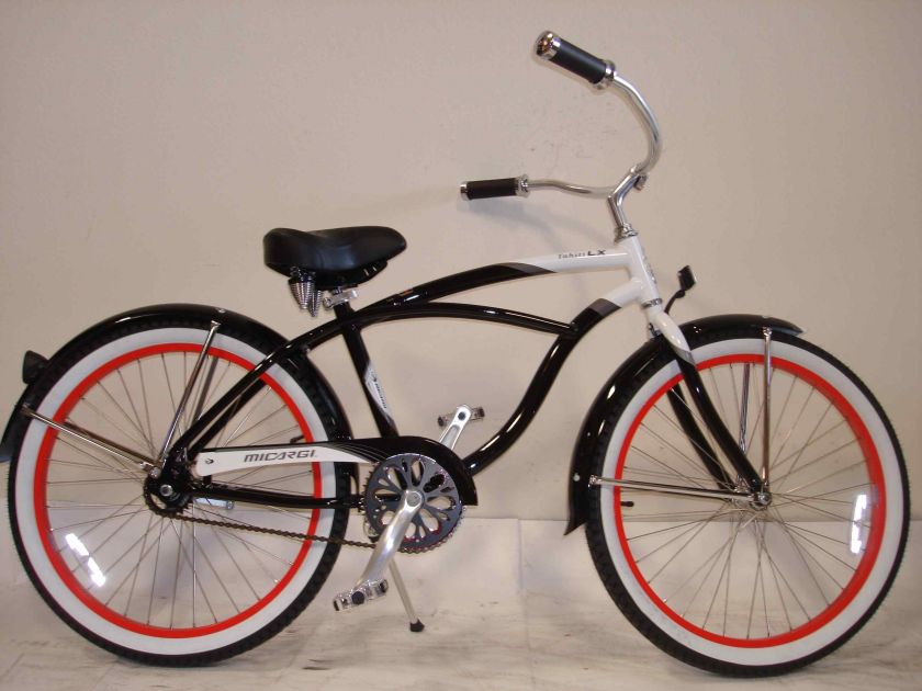 26 Aluminum alloy Frame Beach Cruiser Bicycle Bike Black Men Micargi 