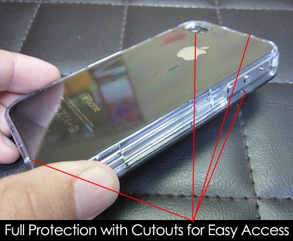 TOUCHABLE Crystal Case with Built In Screen Protector for Apple iPhone 