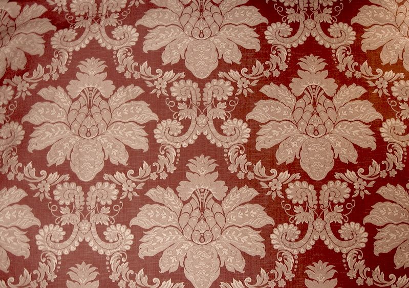 yards Gorgeous Hi End Victorian Rose Damask Fabric  