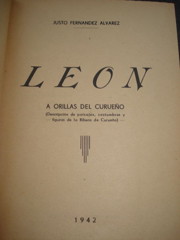 Leon . A Orillas Del Curueño   Justo Fernandez Alvarez  