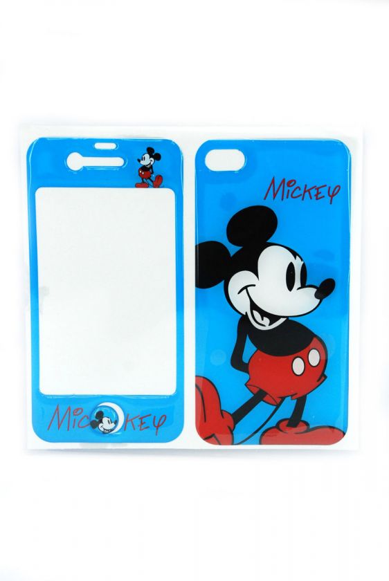 Disney mickey mouse iPhone 4 4s Sticker Case Skin sticker cover AAD172 