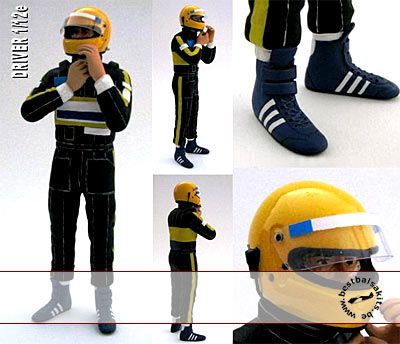 Up for offer is this 1/12 resin DRIVER FIGURE model depicting SENNA 