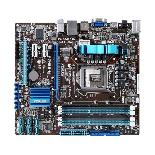 Intel Core i3 530 2.93GHz Cpu + Asus P7H55 M/CSM Motherboard Combo Set 