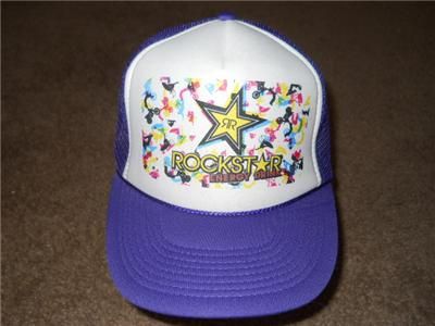 Rock Star Energy Drink Snapback Hat NEW  