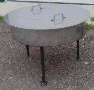 STAINLESS STEEL FIRE PIT CAMPFIRE RING INSERT LINER  