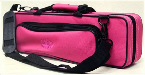 Classic Flute Case. Lightweight/Shoulder Strap/5 Colors  