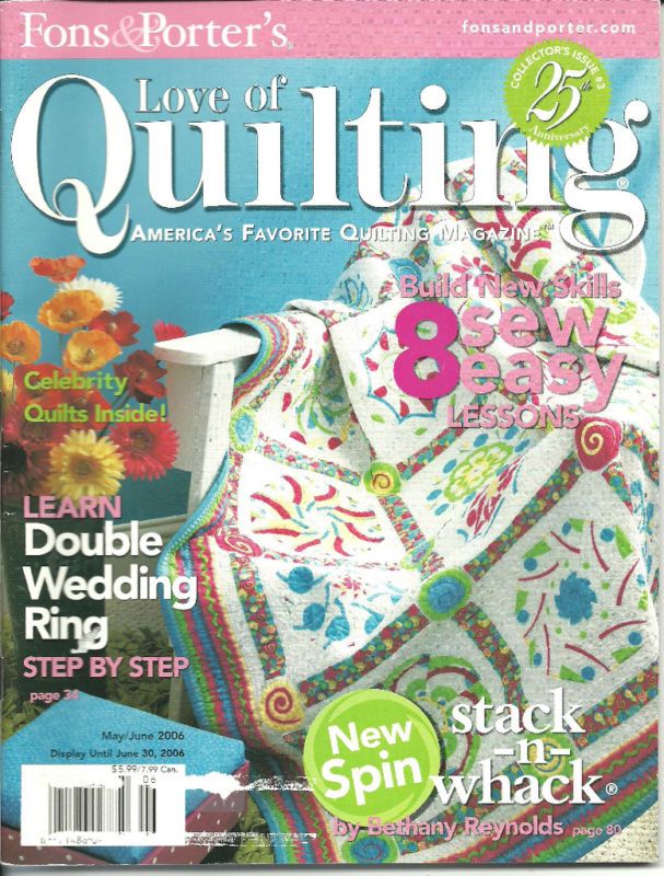 Fons & Porters Love of Quilting Magazine May June 2006  