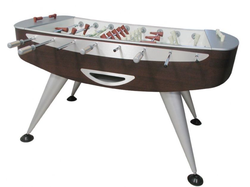 GARLANDO LIMITED EDITION LUSSO FOOSBALL TABLE IN DARK BROWN WENGE w 