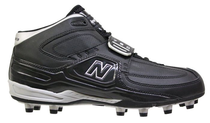 New Balance Mens MF790MK Black Silver Football Cleats  