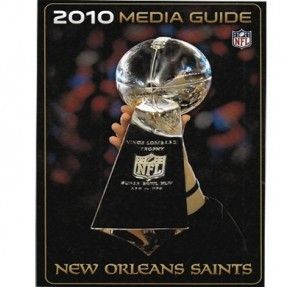 NEW ORLEANS SAINTS SUPER BOWL 44 XLIV 2010 MEDIA GUIDE  