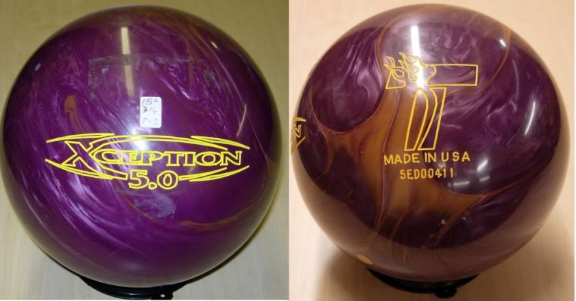 rfs NOS (old display) Track XCEPTION 5.0 Bowling Ball USA 15 pounds 