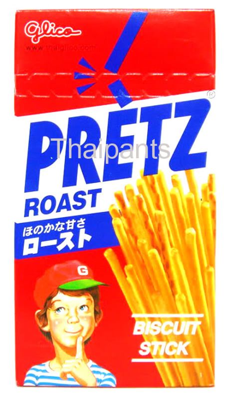 Box of PRETZ Roast Glico Biscuit stick candy chewy  