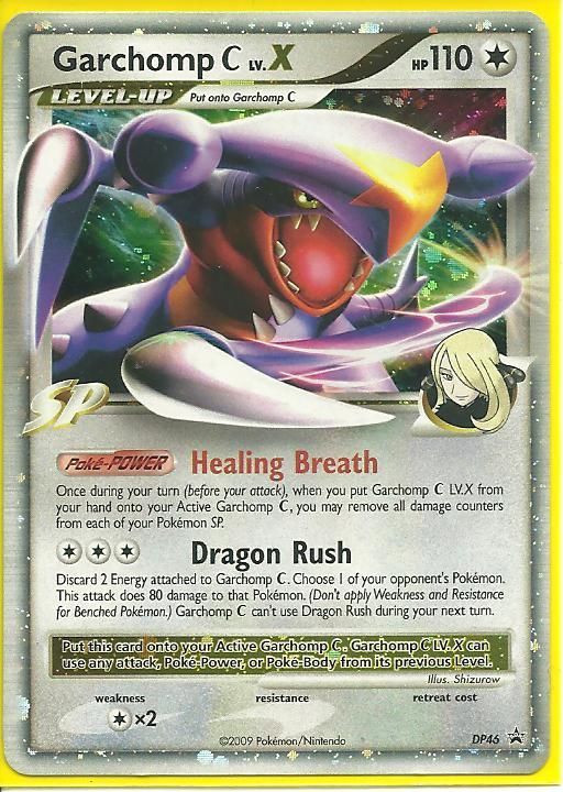 Garchomp C lv.X DP46 HP110 Promo Pokemon Holo card Mint  