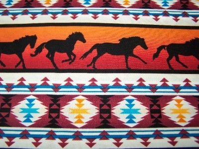 SOUTHWESTERN HORSE STALLION SUNSET ACCENT PILLOW SHAM  