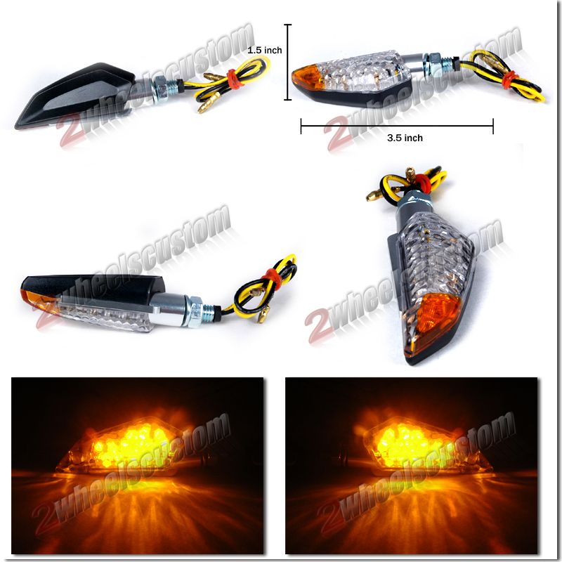 KAWASAKI LED TURN SIGNALS NINJA ZX6R ZX636 250R LIGHTS  