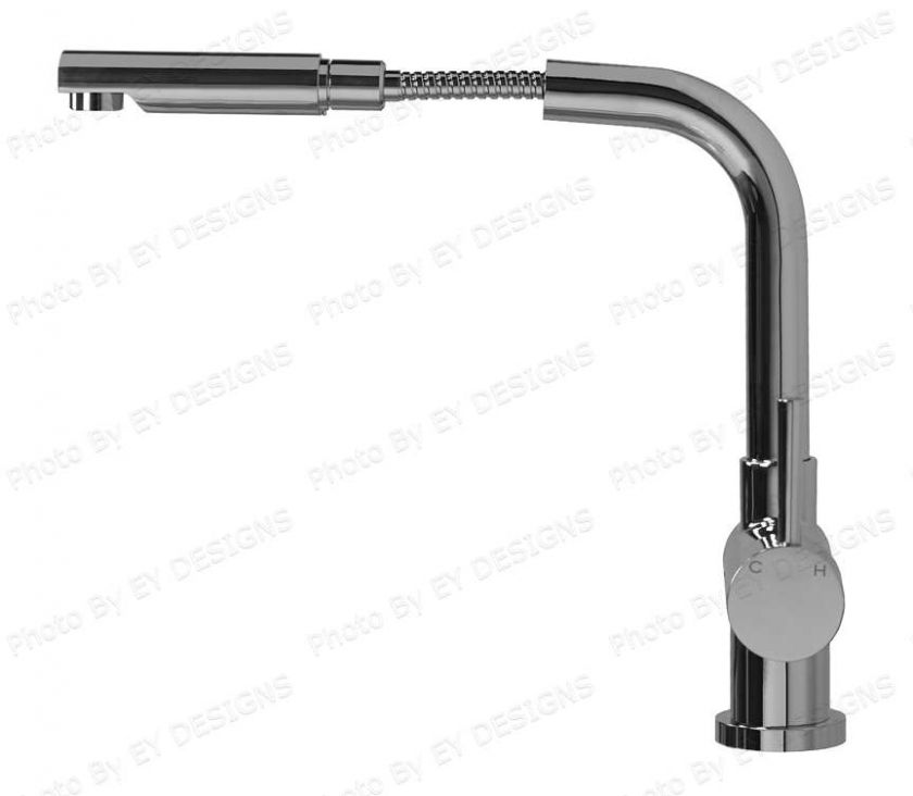 AcquaDeco KITCHEN FAUCET WITH PULL OUT SPOUT IN CHROME  