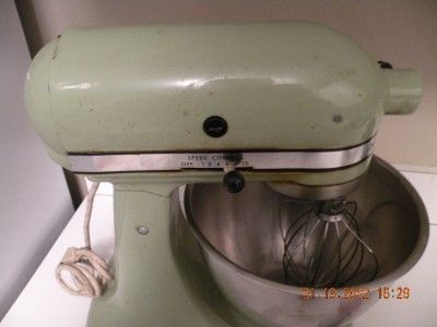 KITCHENAID K45 MIXER WITH ATTACHMENTS, BOWL 10 SPEED250 WATTS HOBART 