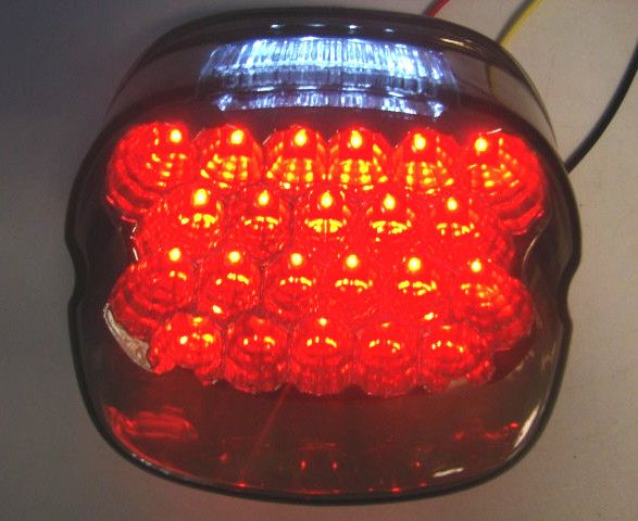 FL smoke tail light harley softail dyna fatboy touring  