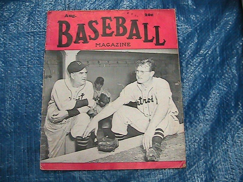 1948 BASEBALL Magazines Lot of 2   April & August  