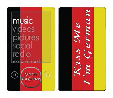   Me German Skin Vinyl Decal Wrap for Microsoft Zune 80/120 GB  