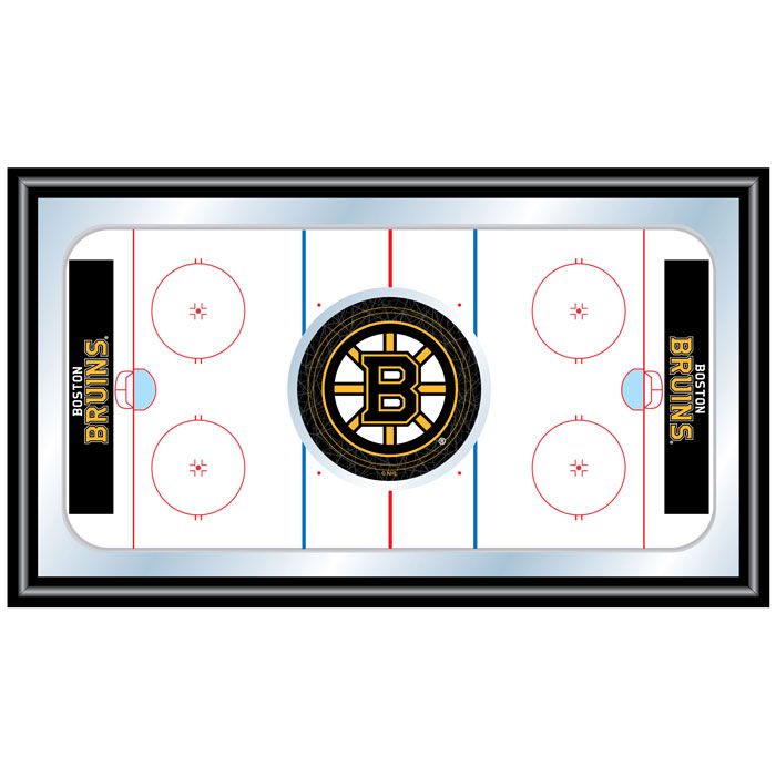 Boston Bruins Hockey Rink Bar Mirror Beer Pub Sign   New  