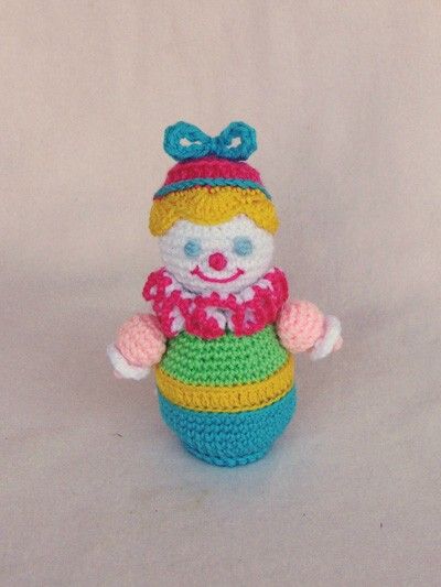 ROLY POLY BABY TOYS Crochet Pattern Book NEW 5 Designs  