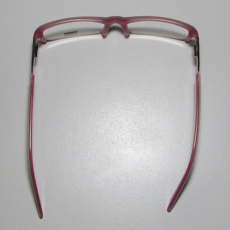   52 17 135 BROWN/GOLD/PINK HALF RIM EYEGLASSES/GLASSES/FRAMES   