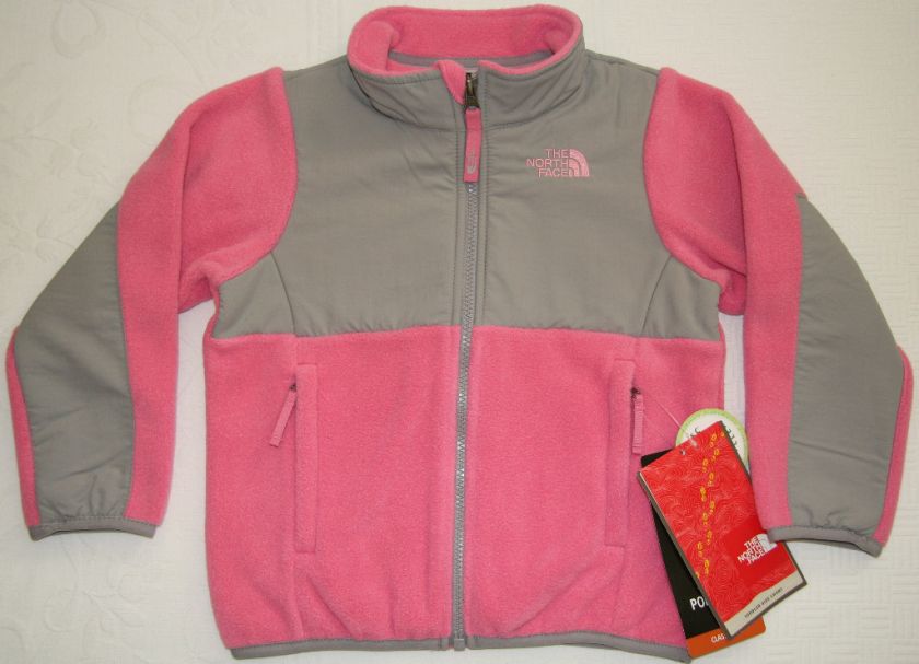   The North Face Girls 4T Toddler Utterly Pink Denali Fleece Jacket NEW