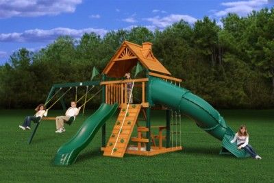 SWING SET MOUNTAINEER   SEAT SLIDE PLAYGROUND  OUTDOORS 