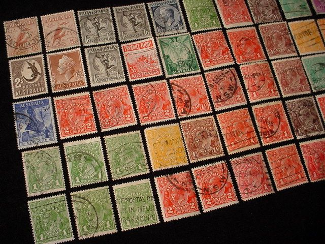 Estate Lot 70 AUSTRALIA POSTAGE STAMPS Old Collection  