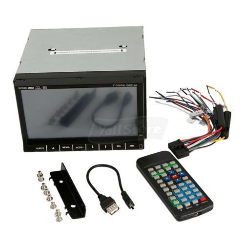 Touch Screen 2Din DVD/CD//SD/USB Car Video Player Bluetoot 