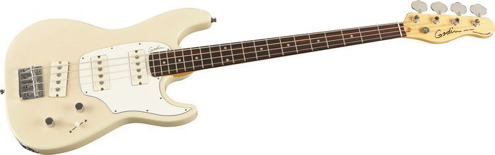 Godin Shifter Electric Bass Trans Cream Rosewood 623501034246  